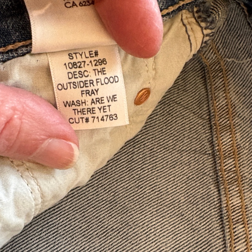 Mother The Outsider Flood Jeans – Are We There Yet Size 28 | NWT - Picture 10 of 16